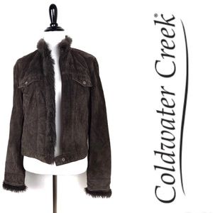 COLDWATER CREEK 100% LEATHER JACKET
